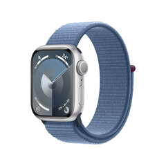 Apple Watch Series 9 41mm Silver Aluminum/Winter Blue Sport Loop цена и информация | Смарт-часы (smartwatch) | 220.lv