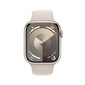 Apple Watch Series 9 45mm Starlight Aluminum/Starlight Sport Band cena un informācija | Viedpulksteņi (smartwatch) | 220.lv