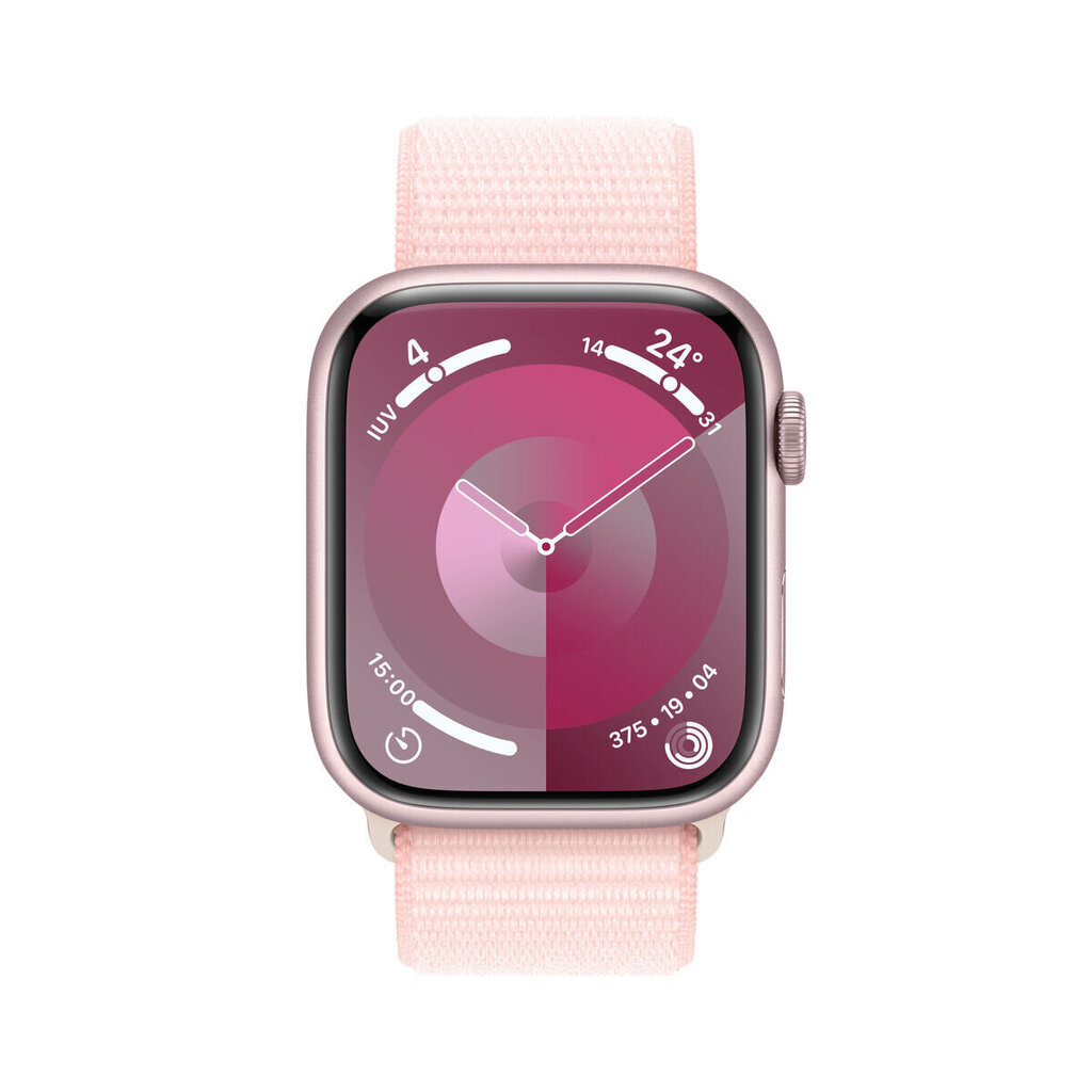 Apple Watch Series 9 45 mm pink S8105665 cena un informācija | Viedpulksteņi (smartwatch) | 220.lv