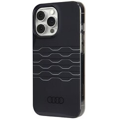 Audi IML MagSafe Case iPhone 15 Pro 6.1" czarny|black hardcase AU-IMLMIP15P-A6|D3-BK цена и информация | Чехлы для телефонов | 220.lv