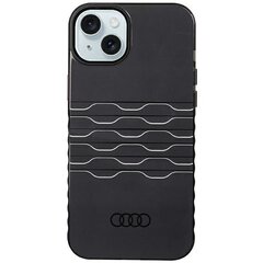 Audi IML MagSafe Case iPhone 15 Pro 6.1" czarny|black hardcase AU-IMLMIP15P-A6|D3-BK цена и информация | Чехлы для телефонов | 220.lv