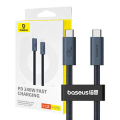 Baseus Flash Series 2 Data Cable Type-C to Type-C 240W 1m Cluster Black цена и информация | Кабели для телефонов | 220.lv
