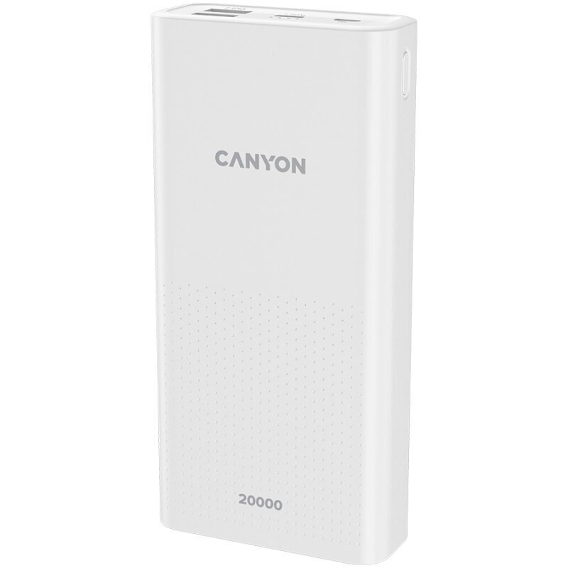 Canyon PB-2001 20000 mAh цена и информация | Lādētāji-akumulatori (Power bank) | 220.lv