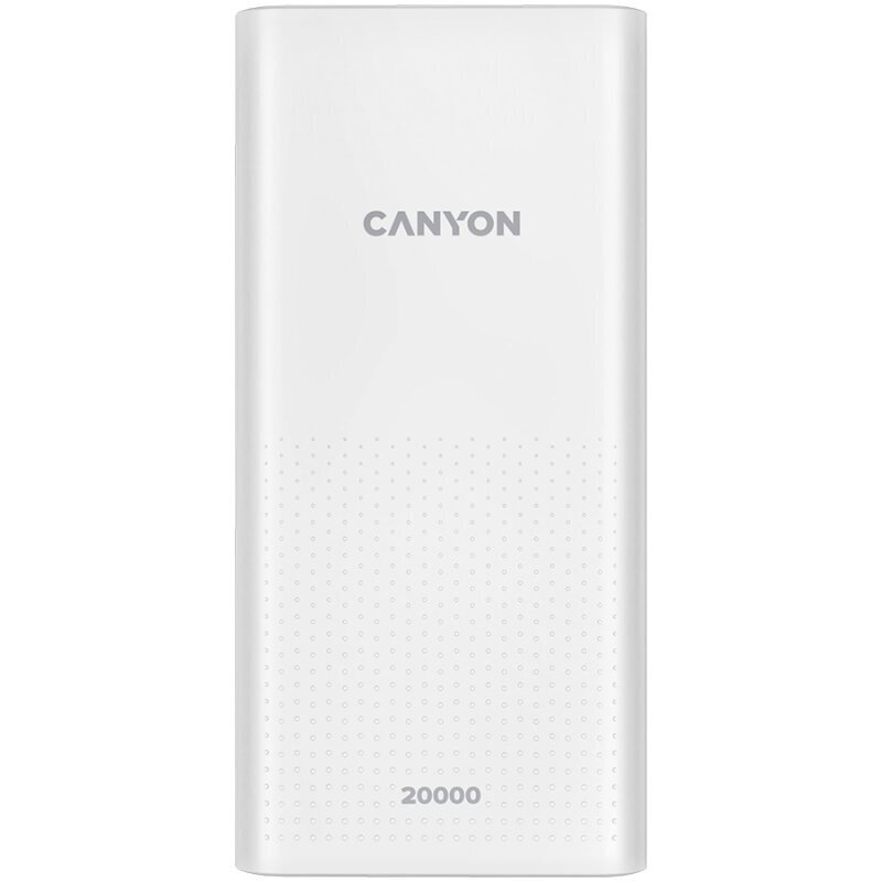 Canyon PB-2001 20000 mAh цена и информация | Lādētāji-akumulatori (Power bank) | 220.lv