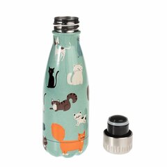 Rex London Steel termo pudele 260ml Cats cena un informācija | Termosi, termokrūzes | 220.lv