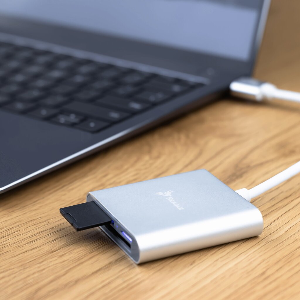Reagle karšu lasītājs USB microSD SD SD CF TF SDXC Mac adapteris цена и информация | Adapteri un USB centrmezgli | 220.lv