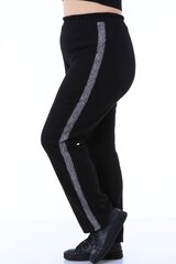 Черные женские повседневные брюки Z445-44 цена и информация | Женские брюки | 220.lv