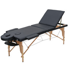 Masāžas galds React P300, melns цена и информация | Аксессуары для массажа | 220.lv