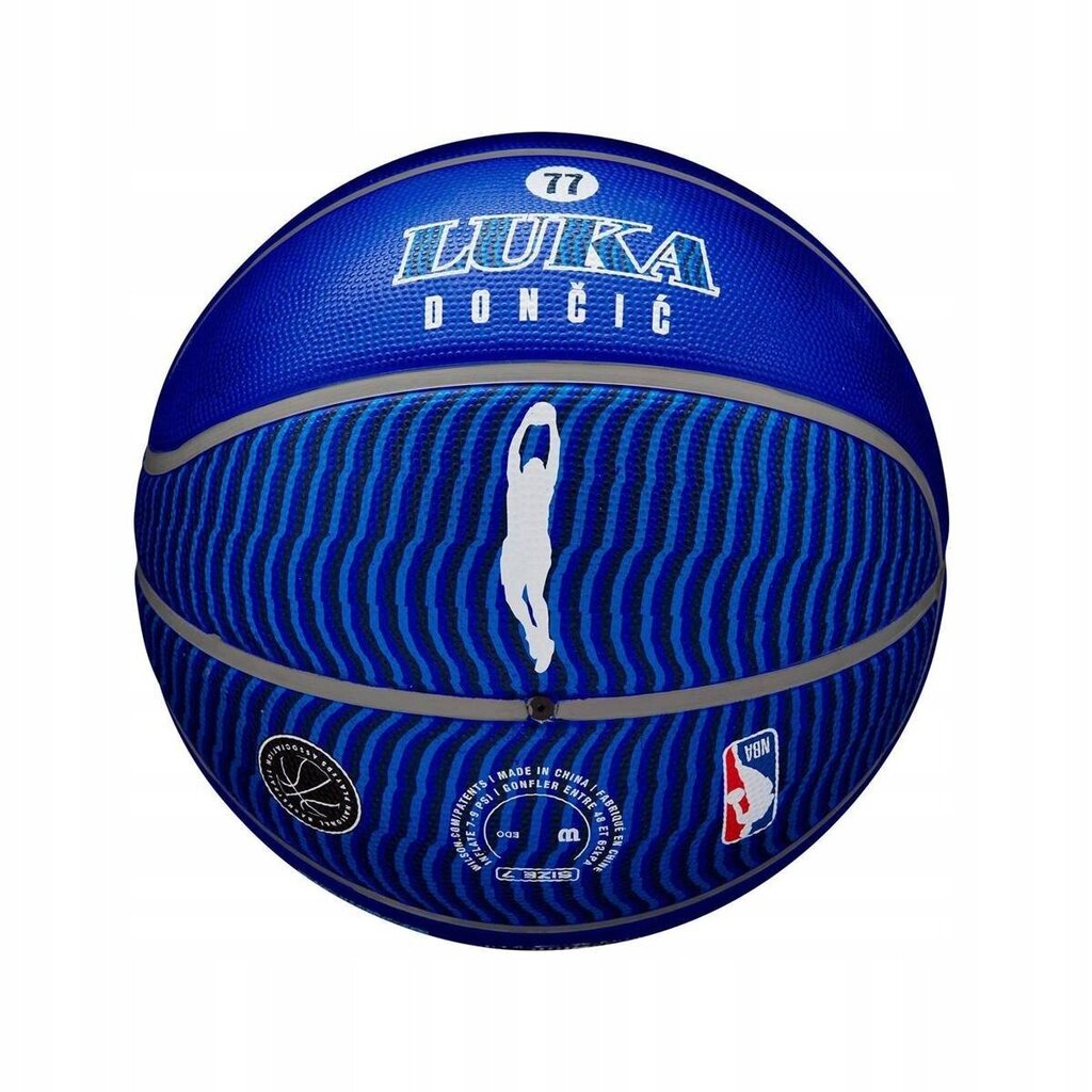 Basketbola bumba Wilson NBA Player Icon Luka Doncic, 7. izmērs цена и информация | Basketbola bumbas | 220.lv