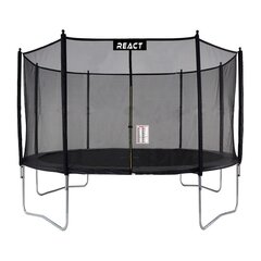 Batuts ar drošības tīklu React Trampoline, 427cm cena un informācija | Batuti | 220.lv