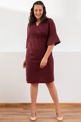 Бордовое платье F1814-B-44 цена и информация | Платья | 220.lv