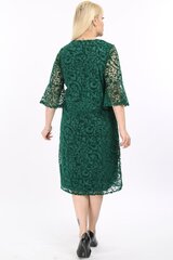 Зеленое платье F4007-ZA-44/46 цена и информация | Платья | 220.lv