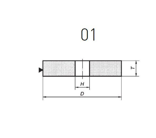 Nortona ripa-01 200mm x 20mm x 32mm 7P10A606K6VS3 цена и информация | Slīpmašīnas | 220.lv