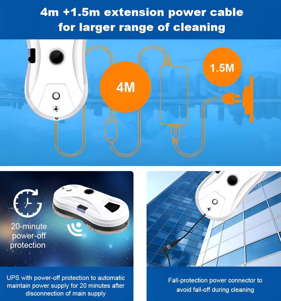 Livman HCR-11 цена и информация | Logu tīrītāji, logu mazgāšanas roboti | 220.lv