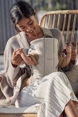 Переноска Babybjörn Mini 3D Jersey, light beige цена и информация | Слинги, эргорюкзаки | 220.lv