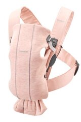 Ķengursoma Babybjörn Mini 3D Jersey, light pink cena un informācija | Babybjorn Rotaļlietas, bērnu preces | 220.lv