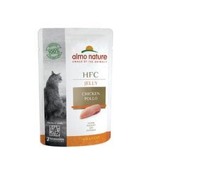 Almo Nature HFC Jelly, papildbarība kaķiem, vista želejā, 24x55g cena un informācija | Konservi kaķiem | 220.lv