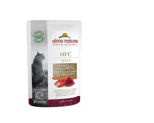 Almo Nature HFC Jelly, papildbarība kaķiem, tunča fileja un omārs želejā, 24x55g cena un informācija | Konservi kaķiem | 220.lv