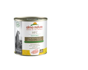 Almo Nature HFC Natural, papildbarība kaķiem, vistas fileja, 12x280g cena un informācija | Konservi kaķiem | 220.lv