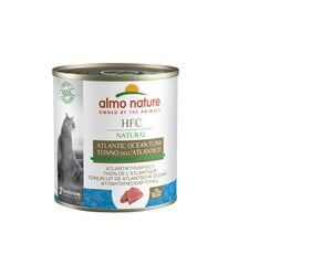 Almo Nature HFC Natural, papildbarība kaķiem, Atlantijas tuncis, 12x280g cena un informācija | Konservi kaķiem | 220.lv