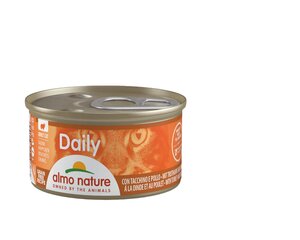 Полноценный корм для кошек Almo Nature Daily, кусочки в соусе с индейкой и курицей, 6x85г цена и информация | Консервы для котов | 220.lv