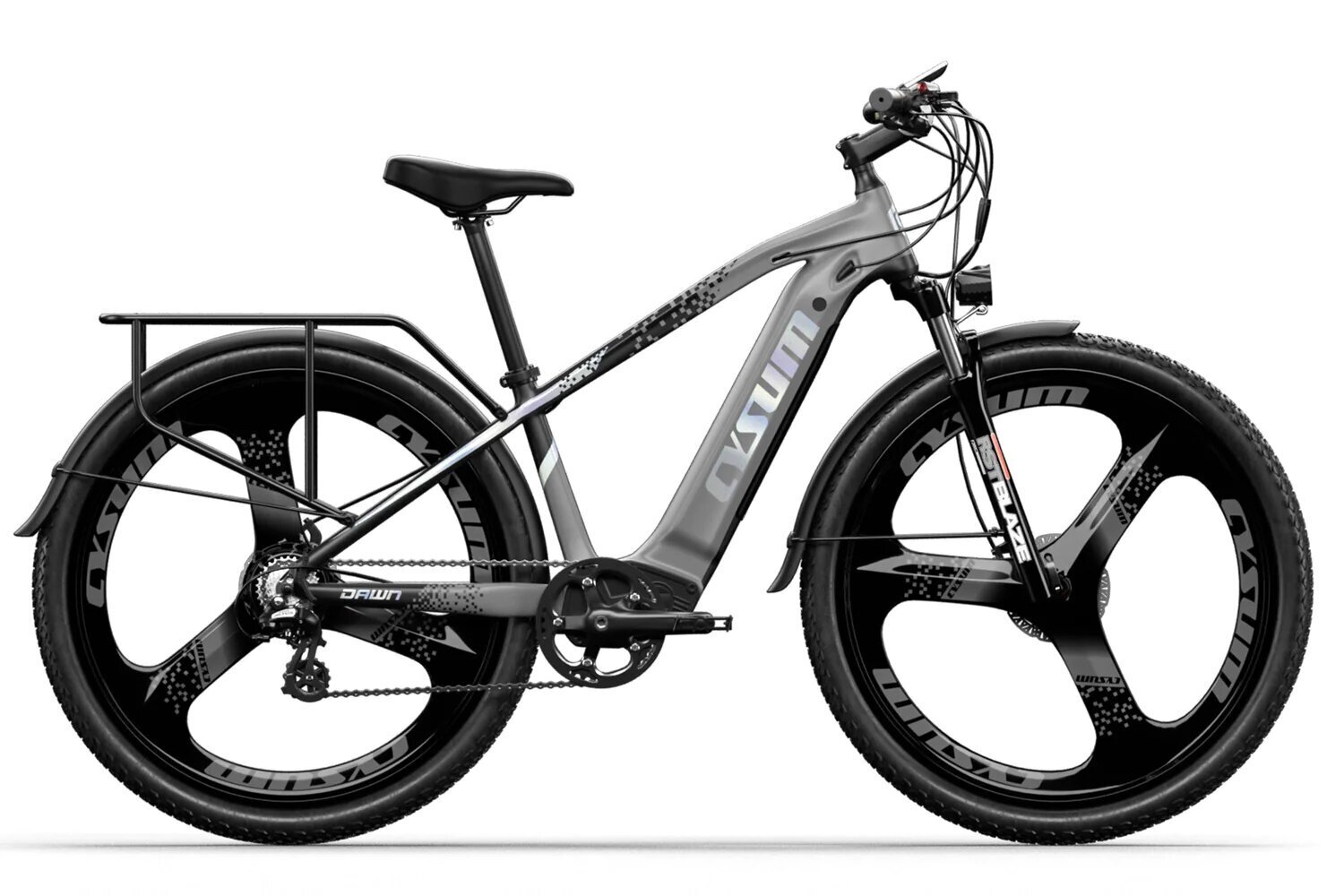 Elektriskais velosipēds CYSUM M520, 29", melns cena un informācija | Elektrovelosipēdi | 220.lv