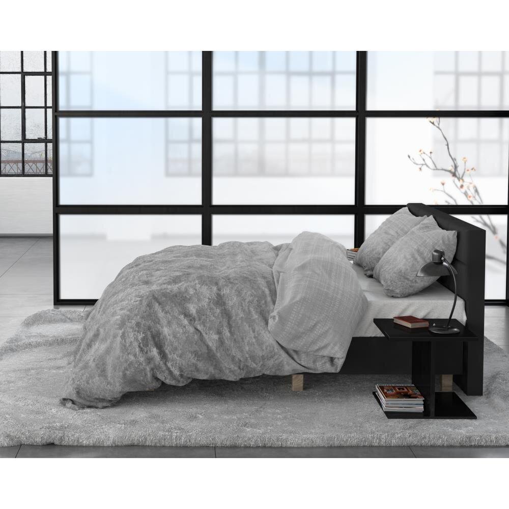 Gultas komplekts Noah Dreamhouse 200 x 220 cm, pelēks, 100% kokvilnas satīns, 3 daļas cena un informācija | Gultas veļas komplekti | 220.lv