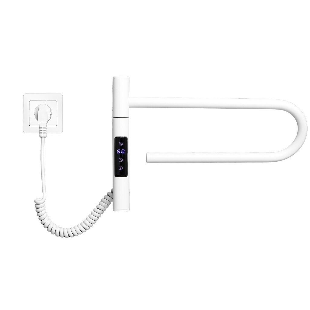 Elektriskais dvieļu žāvētājs Telvel smart white, 40х25 cm, 20 W cena un informācija | Dvieļu žāvētāji | 220.lv