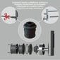 Elektriskais dvieļu žāvētājs Telvel smart black, 40х25 cm, 20 W cena un informācija | Dvieļu žāvētāji | 220.lv