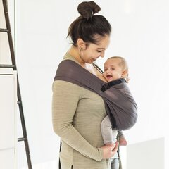 Легкий эргономичный слинг для младенцев - Minimonkey Mini Sling Grey цена и информация | Слинги, эргорюкзаки | 220.lv