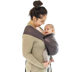 Легкий эргономичный слинг для младенцев - Minimonkey Mini Sling Grey цена и информация | Слинги, эргорюкзаки | 220.lv