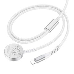 USB кабель Hoco CW54 2in1 USB-C to Lightning/Apple Watch 1.2 м, белый цена и информация | Кабели для телефонов | 220.lv