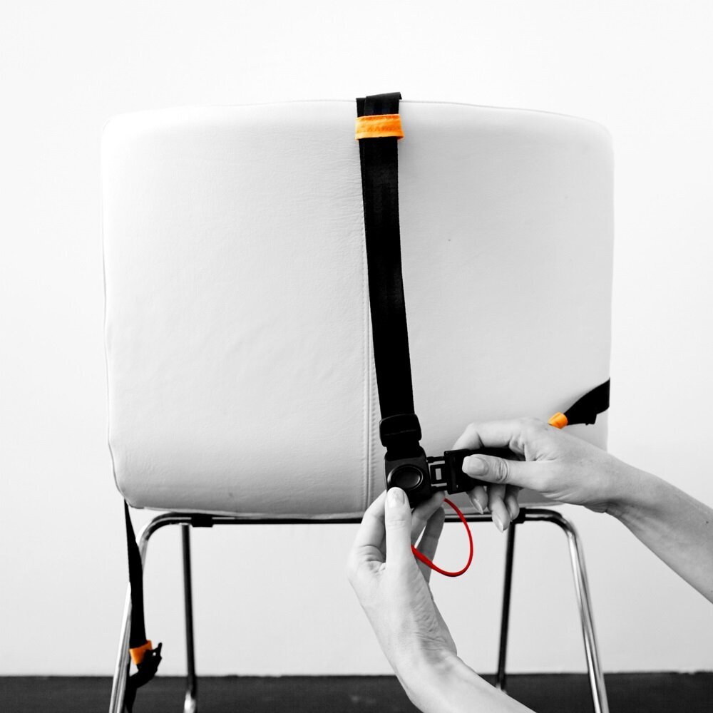 Ceļojumu augstais krēsls Minimonkey Minichair, Orange cena un informācija | Barošanas krēsli | 220.lv
