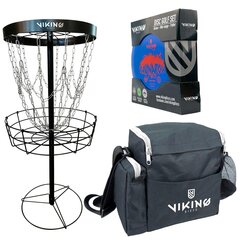 Disku golfa komplekts Viking, melns cena un informācija | Disku golfs | 220.lv