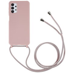 „Strap“ твердый силиконовый (TPU) чехол - розовый (Galaxy A13 4G / A13 5G / A04s) цена и информация | Чехлы для телефонов | 220.lv