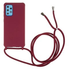 „Strap“ твердый силиконовый (TPU) чехол - бордовый (Galaxy A53) цена и информация | Чехлы для телефонов | 220.lv