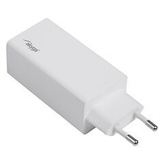 Akyga wall charger AK-CH-20 100W USB-C USB-A PD GaN 5-20V | 1.5-5A white цена и информация | Зарядные устройства для телефонов | 220.lv