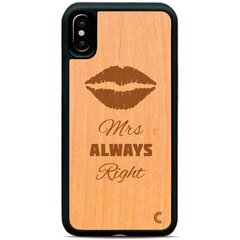 „Crafted Cover“ чехол из натурального дерева - Mrs Always Right (iPhone X / Xs) цена и информация | Чехлы для телефонов | 220.lv