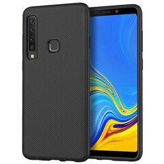 „Twill“  твердый силиконовый (TPU) чехол – чёрный (Galaxy A9 2018) цена и информация | Чехлы для телефонов | 220.lv