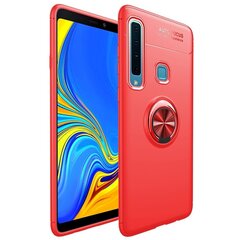 „FOCUS“ Kickstand твердый силиконовый (TPU) чехол - красный (Galaxy A9 2018) цена и информация | Чехлы для телефонов | 220.lv