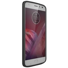 „Carbon“ твердый силиконовый чехол (TPU) - черный (Moto Z2 Play) цена и информация | Чехлы для телефонов | 220.lv