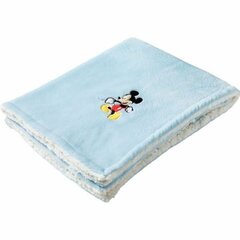 Одеяло Disney Синий Mickey Mouse 75 x 100 cm цена и информация | Покрывала, пледы | 220.lv