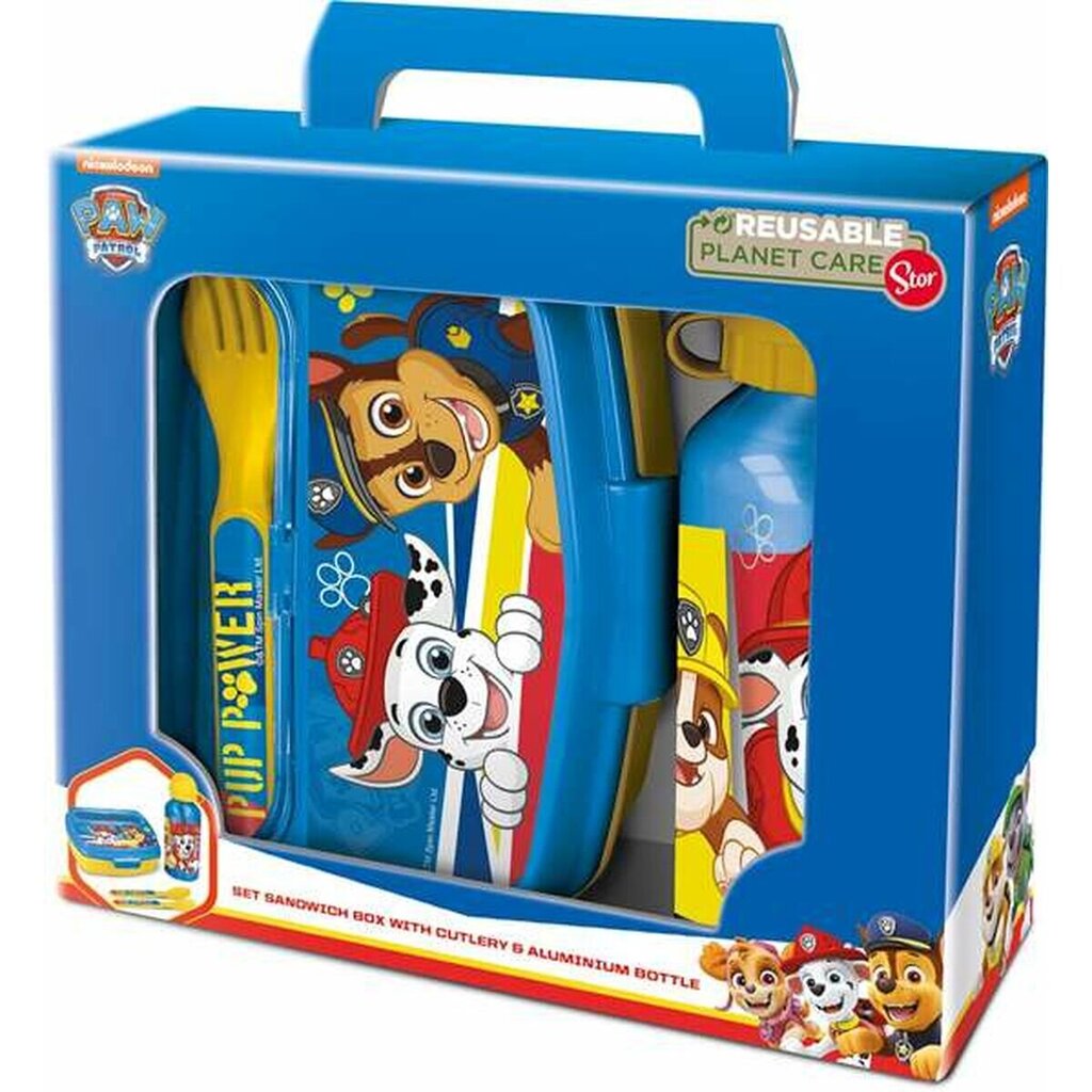 The Paw Patrol Pup Power pārtikas uzglabāšanas konteineri, 400 ml cena un informācija | Trauki pārtikas uzglabāšanai | 220.lv