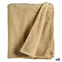Флисовое одеяло Бежевый (125 x 0,5 x 150 cm) (12 штук) цена и информация | Покрывала, пледы | 220.lv