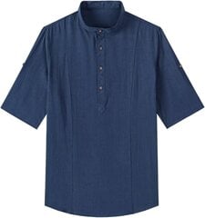 Мужская хлопковая футболка Elegancity, синяя цена и информация | Мужские футболки | 220.lv