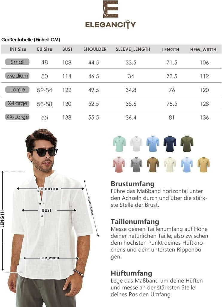 T-krekls vīriešiem Elegancity, balts цена и информация | Vīriešu T-krekli | 220.lv