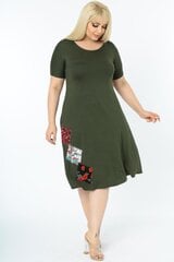Платье из вискозы с круглым воротником B358-HA-42/44 цена и информация | Платья | 220.lv