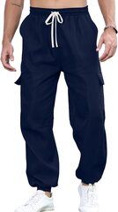Мужские брюки-карго Remxi, синие цена и информация | Мужские брюки | 220.lv