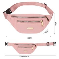 Женская спортивная поясная сумка, розовая цена и информация | Женские сумки | 220.lv