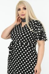 Черное платье с шариками T2181-44/46 цена и информация | Платья | 220.lv